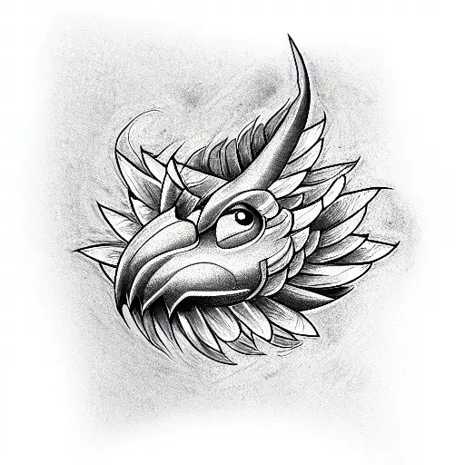 Griffin tattoo design idea