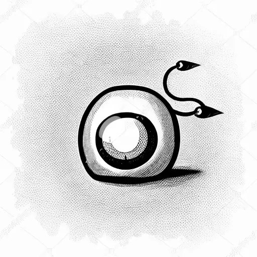 8 Ball tattoo design idea
