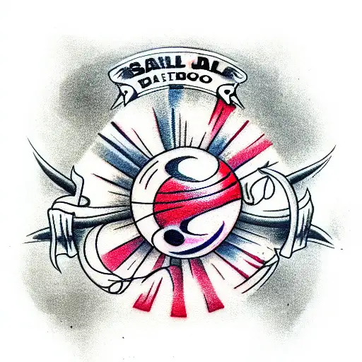 8 Ball tattoo design idea