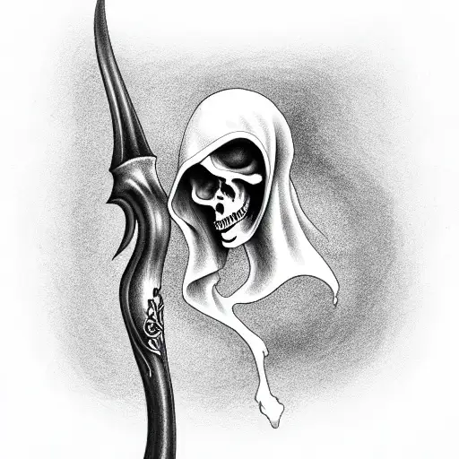 Grim Reaper tattoo design idea