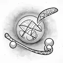 8 Ball tattoo design idea