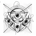 8 Ball tattoo design idea