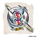 8 Ball tattoo design idea