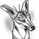Anubis tattoo design idea
