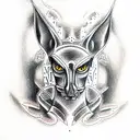 Anubis tattoo design idea