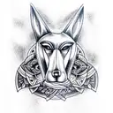 Anubis tattoo design idea