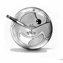 8 Ball tattoo design idea