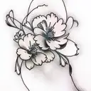 Cherry Blossom tattoo design idea