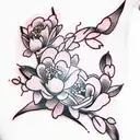 Cherry Blossom tattoo design idea