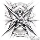 Ankh Symbol tattoo design idea