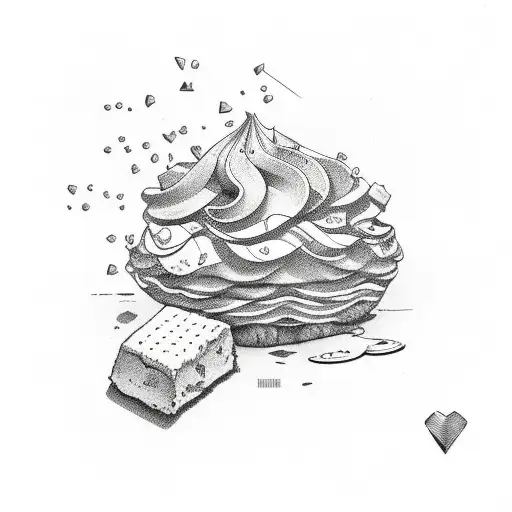 chocolate for mom tattoo design idea