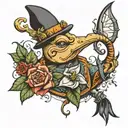 snots is clothes tattoo design idea