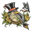 snots is clothes tattoo design idea