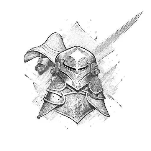 musketeer Sword  tattoo design idea