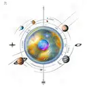 solar system  tattoo design idea