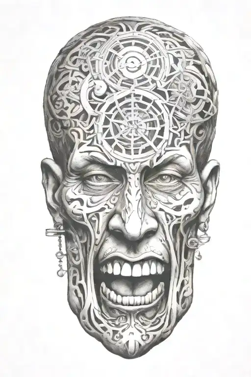 healing self discovery tattoo design idea