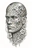 healing self discovery tattoo design idea