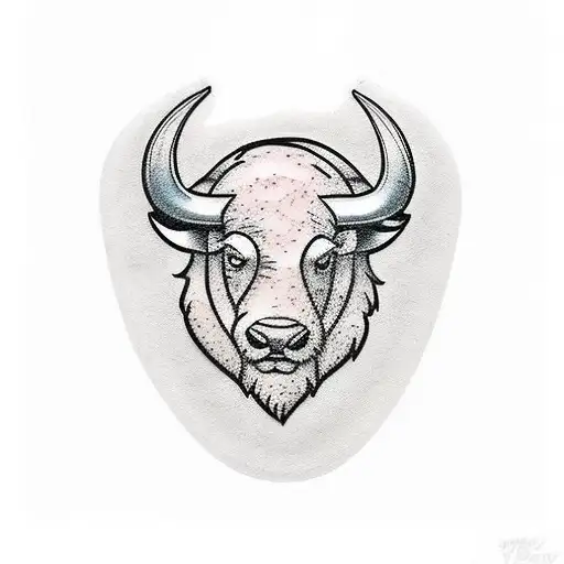 Buffalo  tattoo design idea