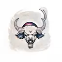 Buffalo  tattoo design idea