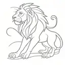 Warrior of God, Lion, Jesus Christ tattoo design idea