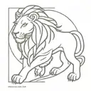Warrior of God, Lion, Jesus Christ tattoo design idea