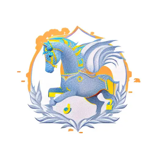 Trojan horse tattoo design idea