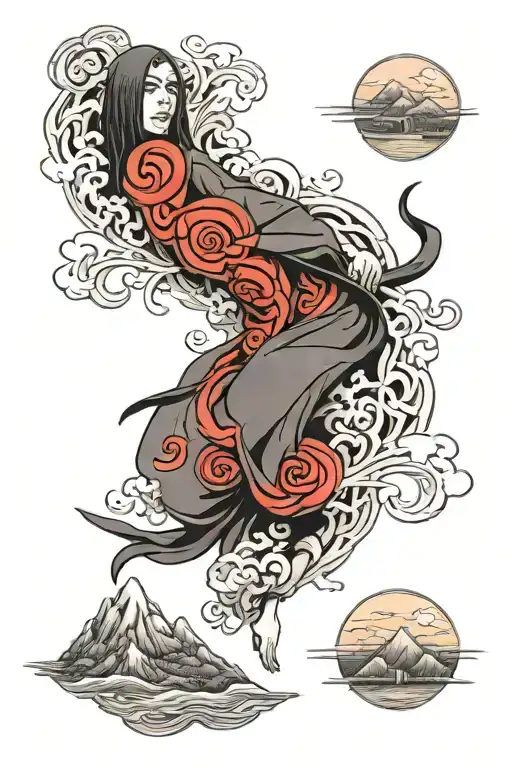 Itachi tattoo design idea