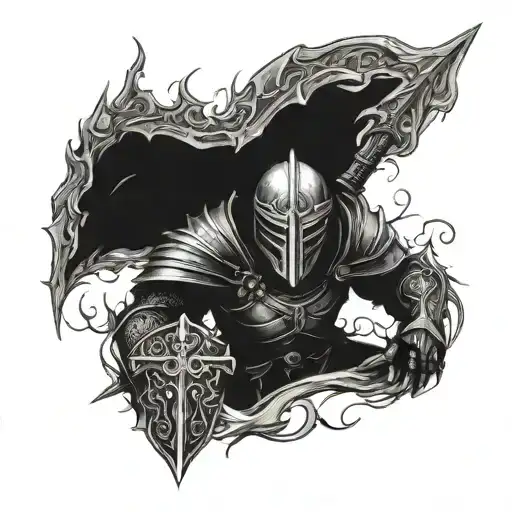 Dark Souls tattoo design idea