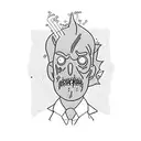 sisyphos in rick and morty universe  tattoo design idea