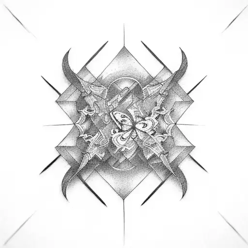 rock paper scissors  tattoo design idea