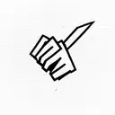 rock paper scissors  tattoo design idea