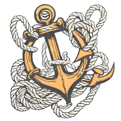 anchor Rope  tattoo design idea