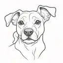  combinate Bread dumplings with jack russell terier tattoo design idea