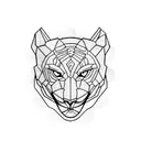 Panther tattoo design idea