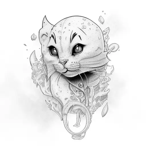 Dylan and mila name tattoo design idea