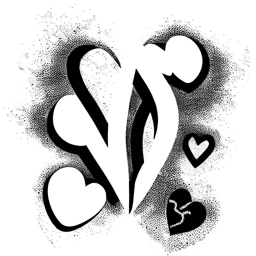 Tattoo of 2 mugs of beer colliding with each other and when they collide foam rises up in the shape of hearts and the e tattoo design idea