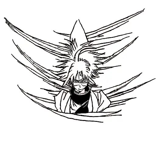 Naruto, Dragon Ball Z, Bleach,  Bleach, JuJutsu Kaisen, Yu Yu Hakusho, One Punch Man, Rurouni Kenshin, Seven Deadly Sins tattoo design idea
