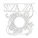 sza CTRL album title tattoo design idea