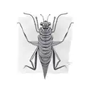 cobra praying mantis tattoo design idea