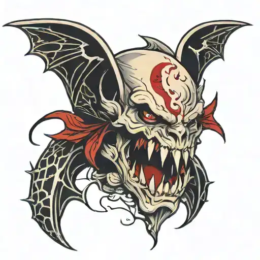 vampire bite mark tattoo design idea