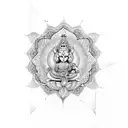 lakshmi tattoo design idea