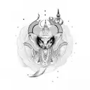 lakshmi tattoo design idea