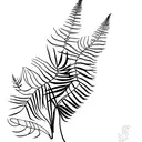 Fern Tree tattoo design idea