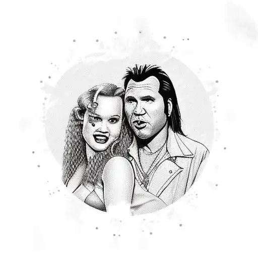 Clarence and Alabama from the movie True Romance  tattoo design idea
