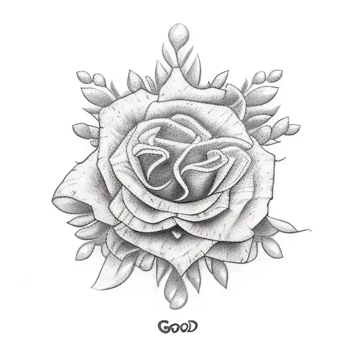 "see the good" tattoo design idea