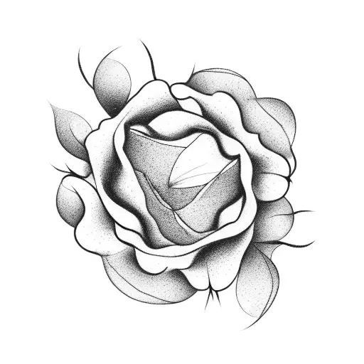 A broken heart surrounded by wilted flowers tattoo design idea