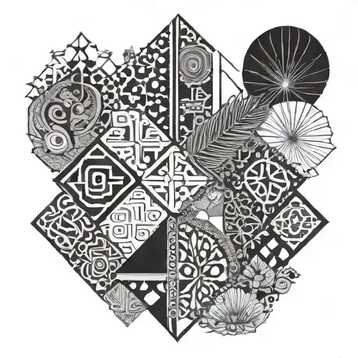 new zealand and iraq tattoo design idea