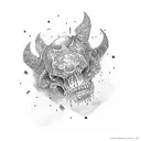 hammer tattoo design idea