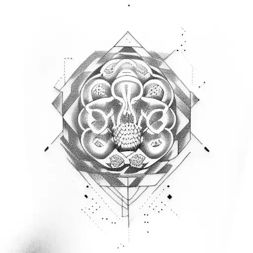 plumped arm tatto, hacked brain, number 9 tattoo design idea