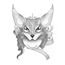 pinup tattoo design idea